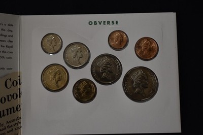 1989 - 1992 Royal Australian Mint Uncirculated Mint Sets. 4 Sets