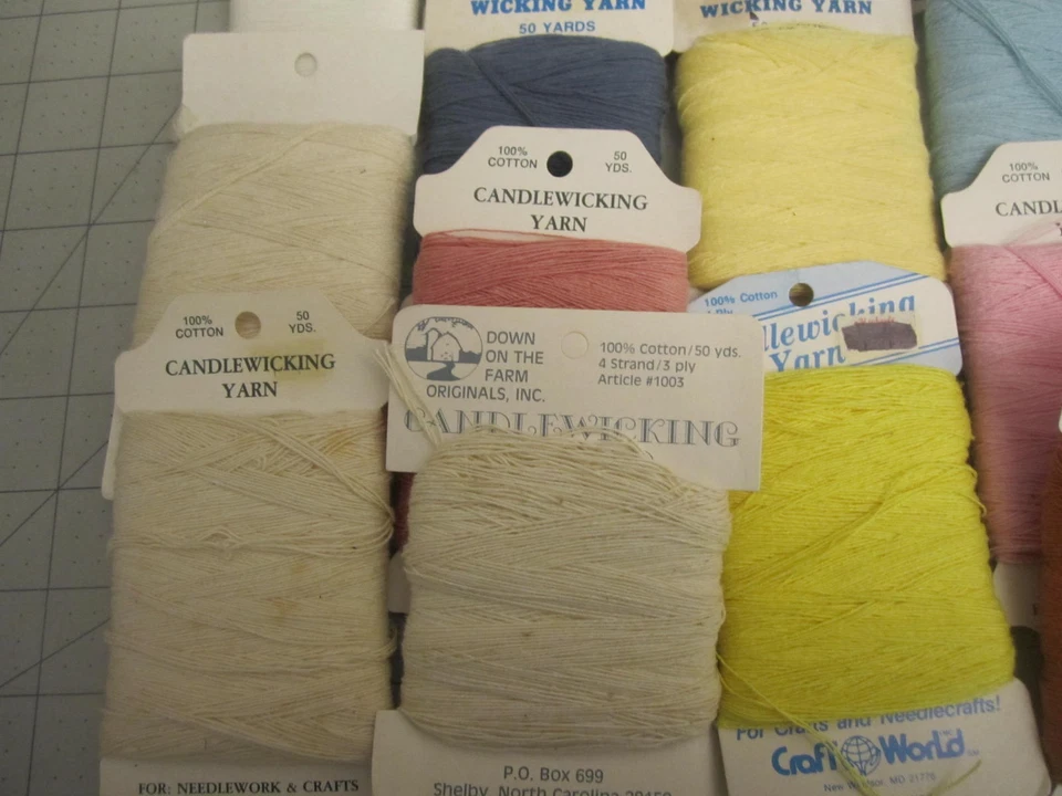 Vintage Candlewicking Embroidery Thread Lot of 20 + Mixed Lot Various Colors - Image 3 of 4