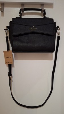 KATE SPADE New York Madison Small Top Handle Satchel Schwarz Leder Crossbody