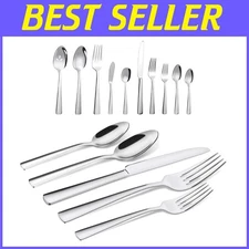 High-Quality Stainless Steel Flatware Set, Gift Box Included