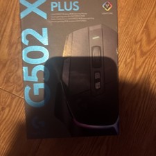 Logitech G502 X Plus Wireless Gaming Mouse - Black 100% ORIGINAL ⭐⭐⭐⭐⭐
