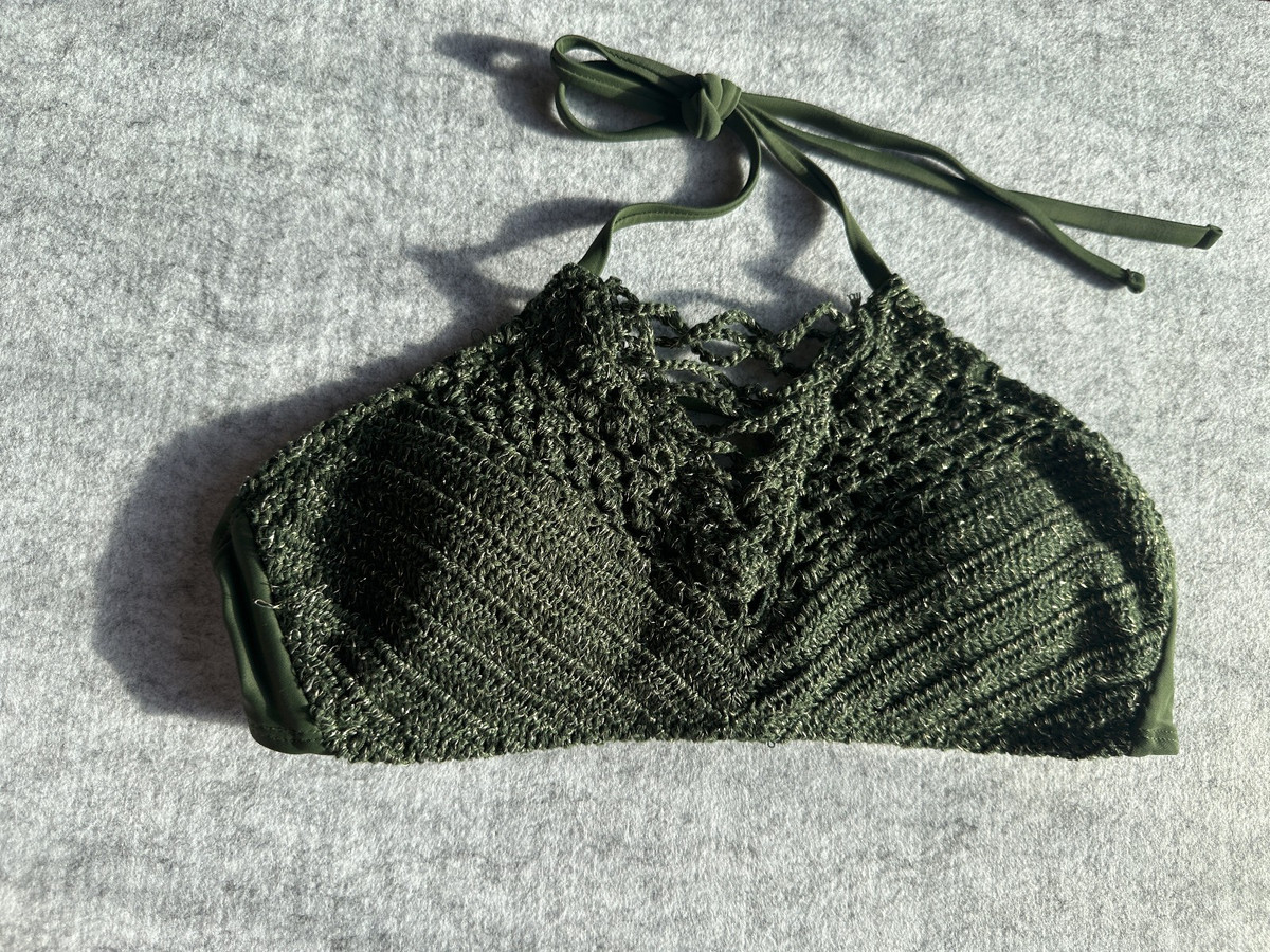 Ika-Kul Emerald Green Crochet Bikini SET 