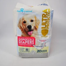Paw Inspired Disposable Diapers Ultra Protection X-Large 20 Pack