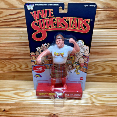 WWE Superstars LJN Series 2 ROWDY RODDY PIPER 1980 s 8'' Retro Figure BLACK CARD