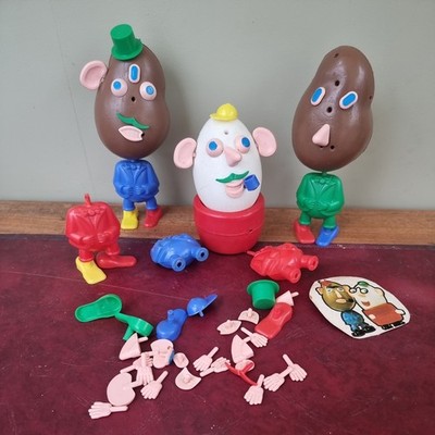 Vintage Mr. & Mrs Kartoffelkopf 70er Jahre Hasbro mit Zubehör