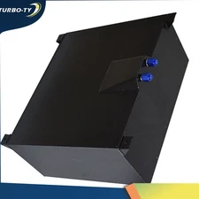 Black 20 Gallon Coated Aluminum Fuel Cell Gas Tank & Level Sender Racing / Drift