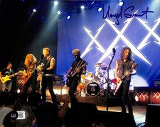 Lloyd Grant Signed Metallica Guitarist Concert Photograph 8x10 BECKETT