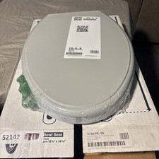 KOHLER Toilet Seat 18.5"x14.18"x2.2" Elongated Closed Front in Ice Grey Indoor