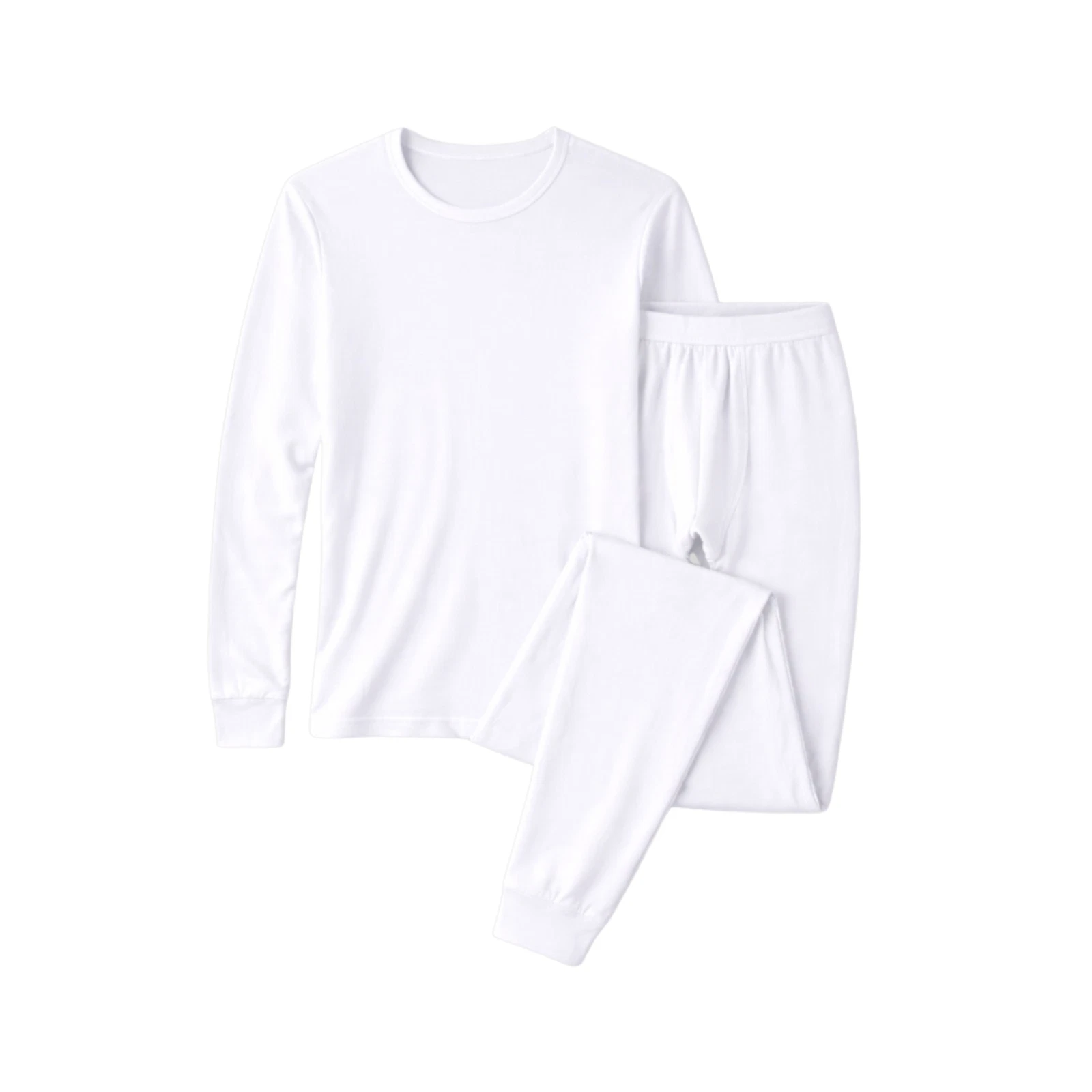 SilkCut Mens Thermal Underwear Set Lightweight Warm Breathable Base Laye