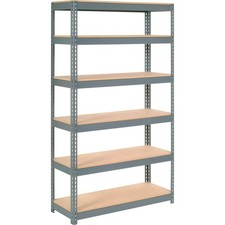Global Industrial Extra Heavy Duty Shelving 48"W x 24"D x 84"H With 6 Shelves