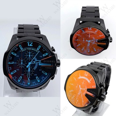 Dz4318 Diesel Black Mega Chief Stainless Steel Men' S Watch for