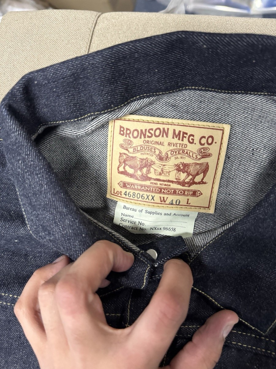 極美品！ブロンソン MFG.CO 46806XX デニムジャケット 1stモデル 極美品！ブロンソン MFG.CO 46806XX デニムジャケット 1stモデル