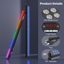 180W RGB Wall Wash Light Bar 80LED DMX Stage DJ Beam Lighting Disco Party Effect