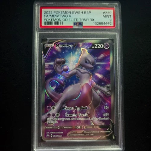 Mewtwo V SWSH229 SWSH: Sword & Shield Promo Cards Holo PSA 9