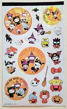 Happy Halloween / Hello Kitty Sticker sheet Holographic