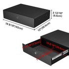 YesSources Locking Drawer 15kg Capacity Secure Storage for IT Data Center Black — photo 3