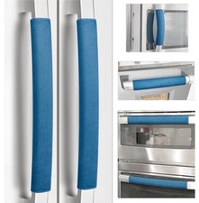Set of 6 Refrigerator/Appliance Handle Cover Non-Slip Handle Protector Blue NIP