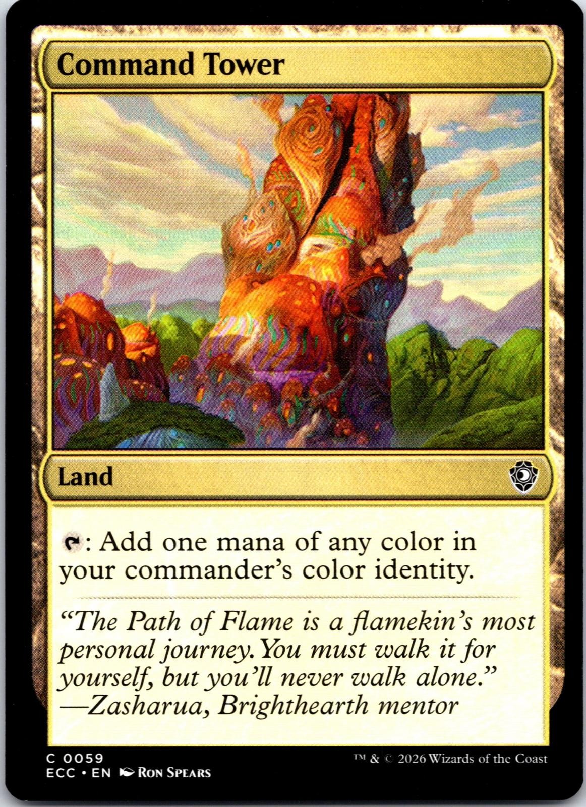 Command Tower (0059) 59 Commander: Lorwyn Eclipsed Magic: The Gathering NM