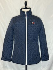 Tommy Hilfiger Women's 3-In-1 All Weather System Quilted Jacket Navy Blue Small
