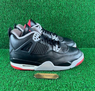 Air Jordan 4 Retro Bred Reimagine B-GRADE Shoe FQ8213-006 GS Sz