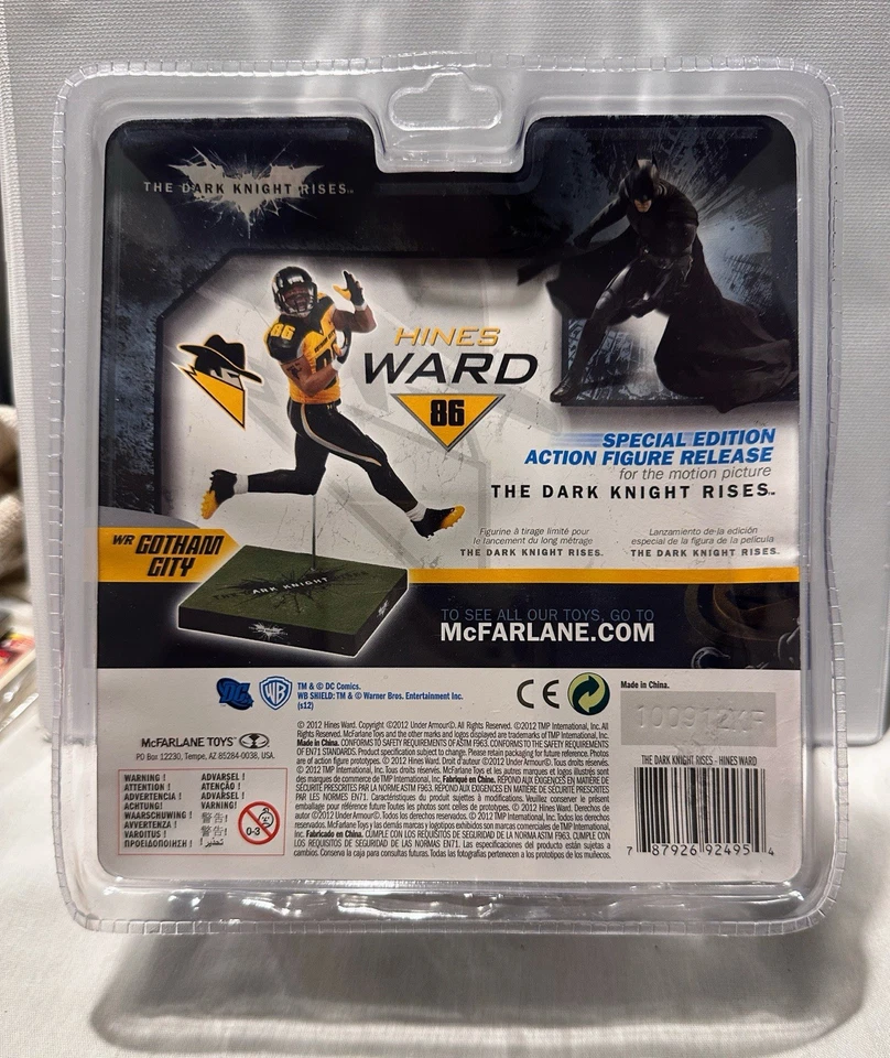 Figura de acción McFarlane the Dark Knight Rises Hines Ward Foto 3 de 3