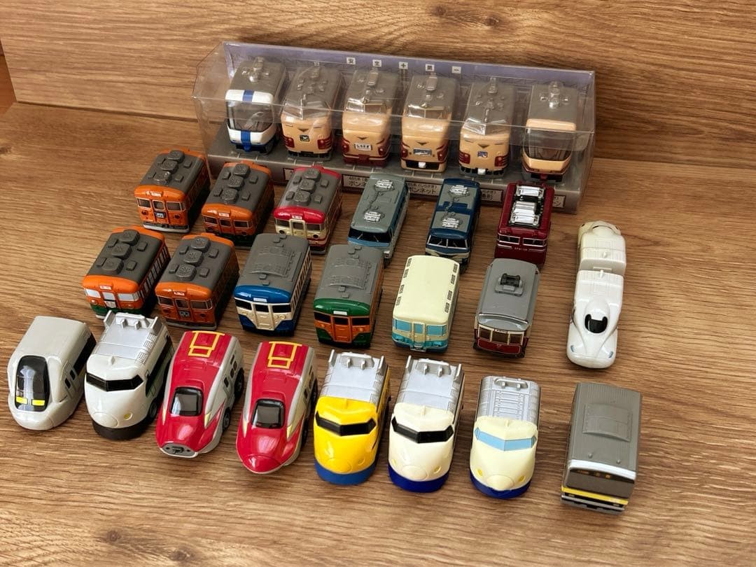 TAKARA Choro-Q ミニカーセット Takara Tomy Choro Q Train Series 27pc Lot Vintage Collectible Toy