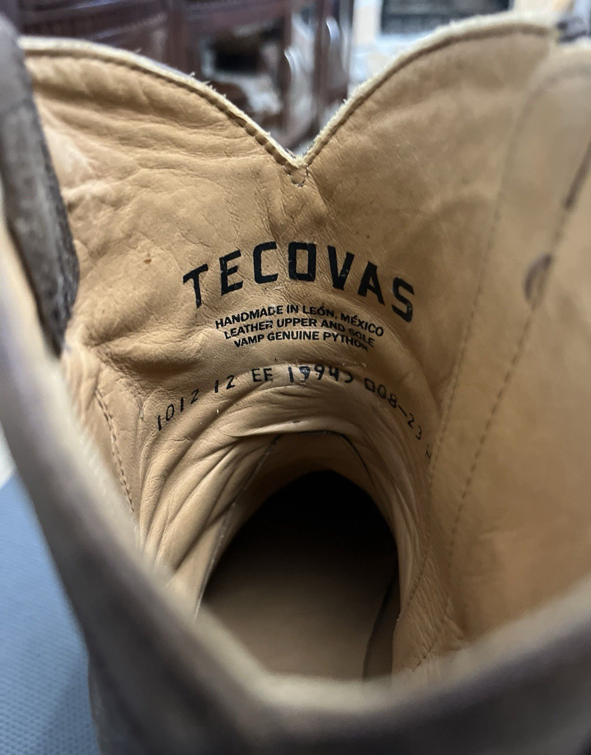 Tecovas "The Jack" Python Snakeskin Zip Boots Men… - image 7