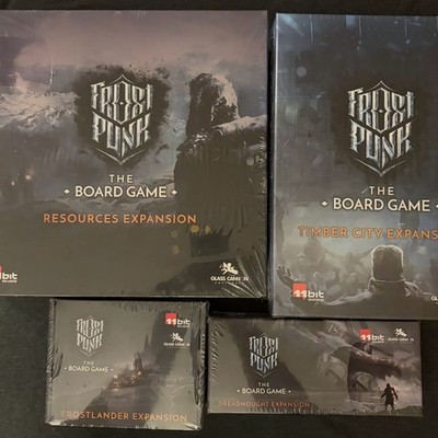 Frostpunk: The Board Game Expansion Bundle Resources,Timber City,Dreadnought