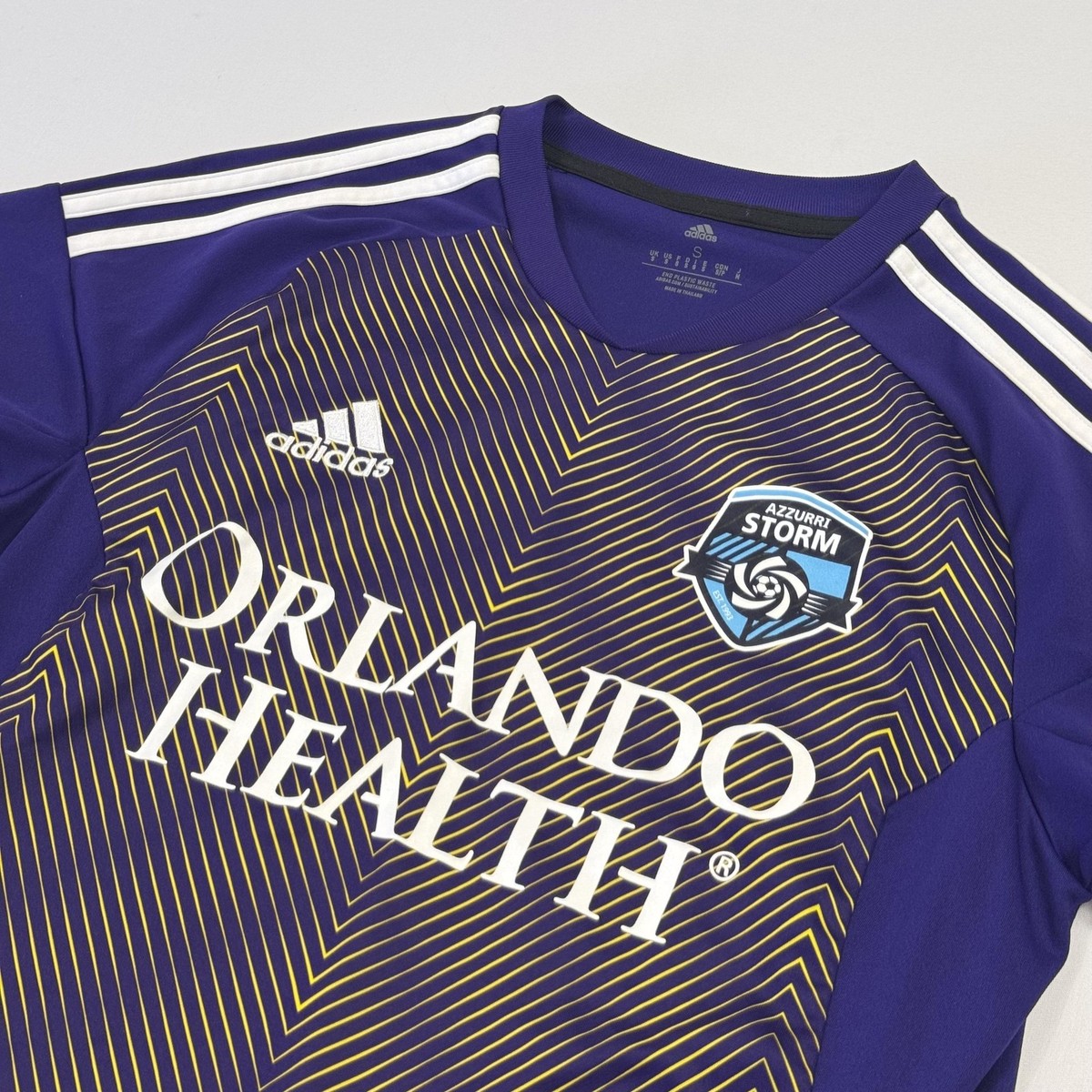 Adidas Orlando City SC Soccer Jersey Mens Small Purple MLS