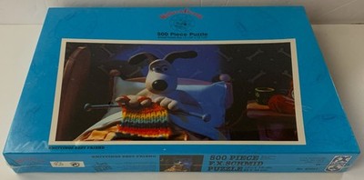 FX Schmid WALLACE & GROMIT Knittings Best Friend Jigsaw PUZZLE NEW SEALED 500pc