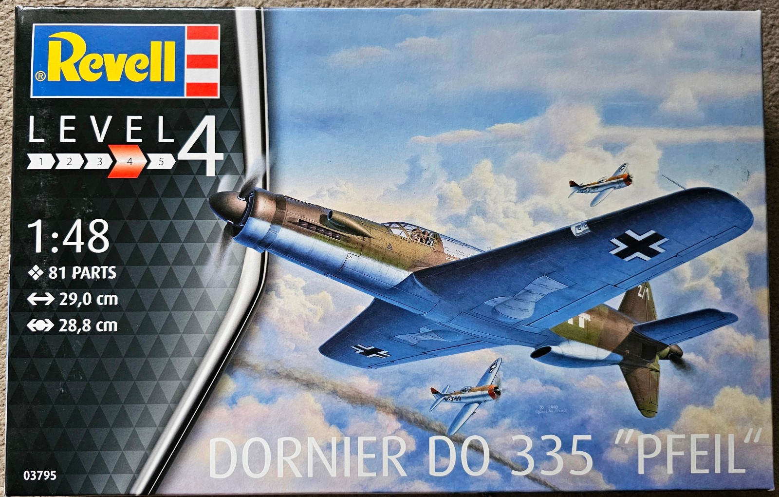 Revell Dornier Do 335 Pfeil 1:48 WWII German Aircraft Model Kit 03795 - Image 4