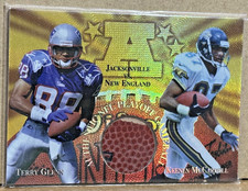 Terry Glenn McCardell 1997 Edge Masters Playoff 2 Color GameBall Holofoil #9 SP
