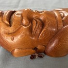 Unique Japanese Carved Wooden Ebisu Mask Seven Lucky Gods  — photo 8