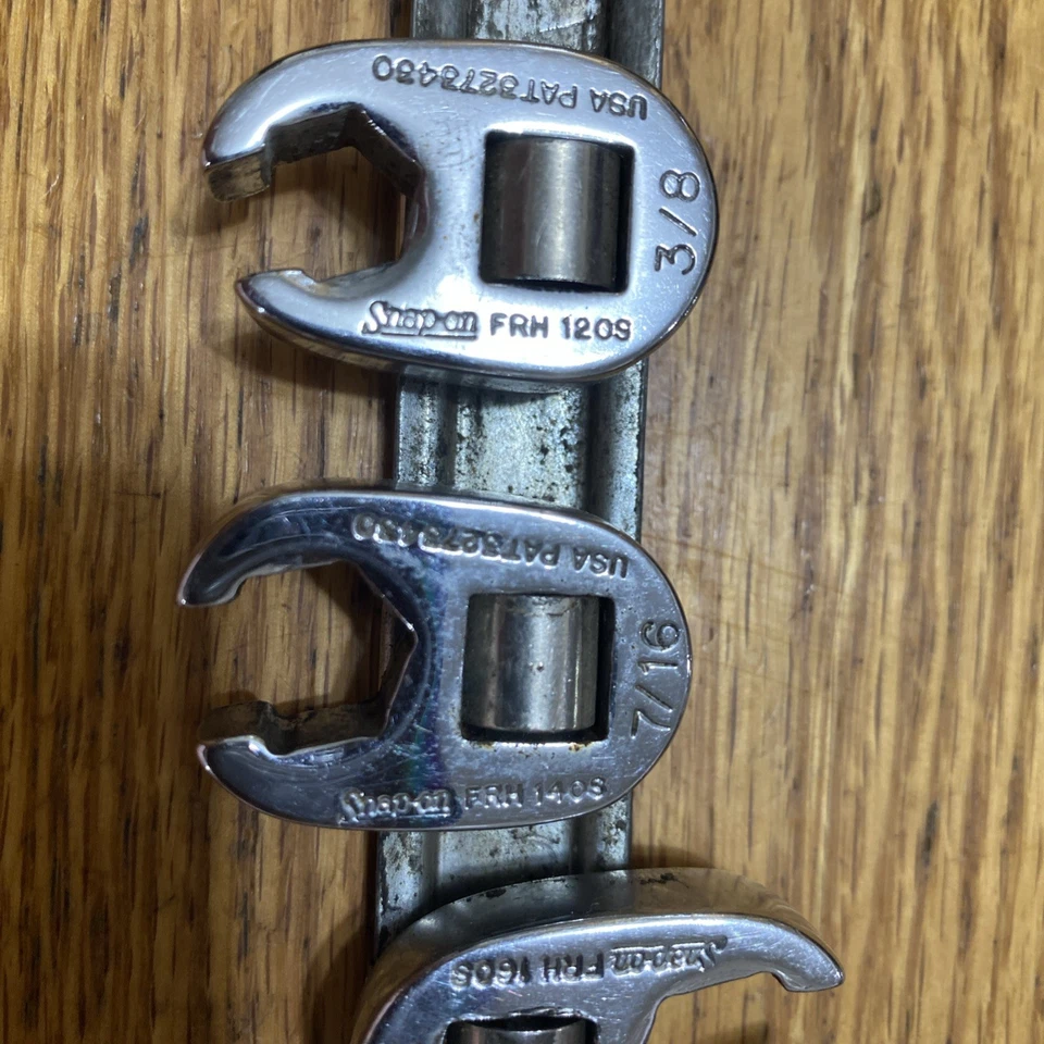 Snap-On Tools SAE Open-End Flare Nut Crowfoot Wrench Set 6 Piece, 3/8"- 3/4” - Image 2 of 4