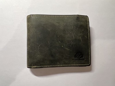 GreenBurry Leather Wallet Vintage 1796-25 - KNIFESTOCK