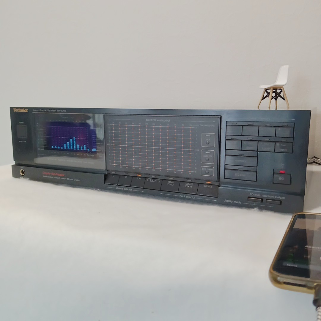 Technics SH-8066 12 Band Graphic Equalizer Audio Analyzer Vintage