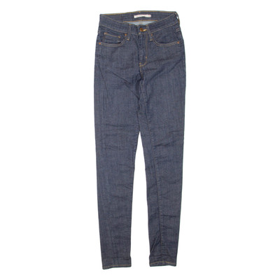 LEVI'S 721 High Rise Damen Jeans Blau Regular Skinny W24 L30