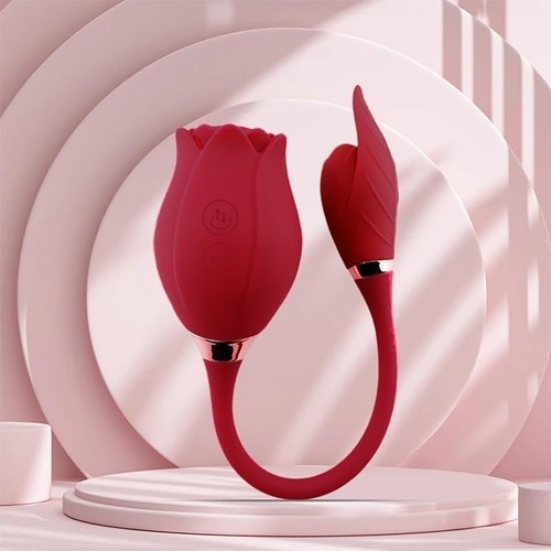 30 speed Rose Female Anniversary Female Birthday Gift Massage Tongue Licking NEW - Picture 72 of 83