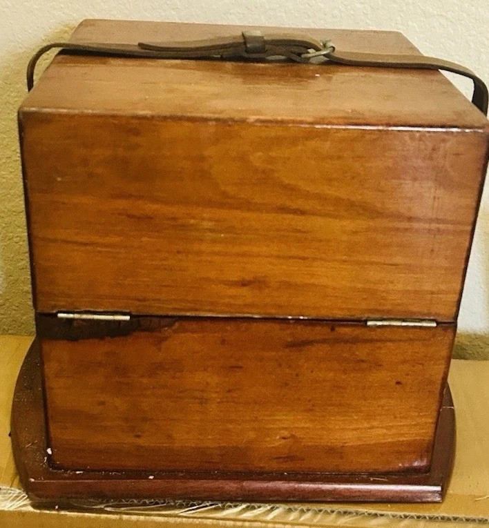 Estuche exterior para EGGERT NO. 372 Barco CRONÓMETRO CAOBA Circa 1800s  Foto 3 de 4