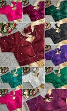 Readymade Saree Blouse  Designer Sari Choli  Indian Party Wear Bollywood Dress