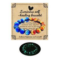 Firefly Glass Bracelet Glow in the Dark Bracelets Planet Themed Glass Bracelet S