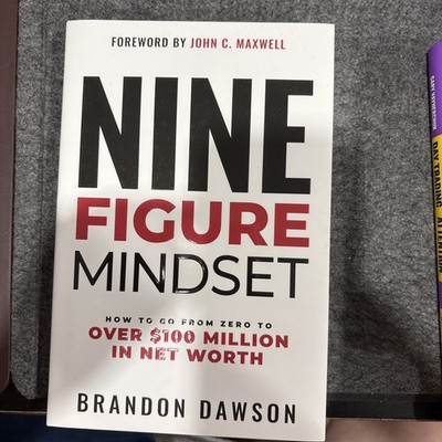 Nine Figure Mindset Brandon Dawson Hardcover Forefront Books Business Success
