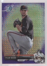 2017 Bowman Chrome Prospects Mega Box Purple Refractor 138/250 Tyler Beede sh7