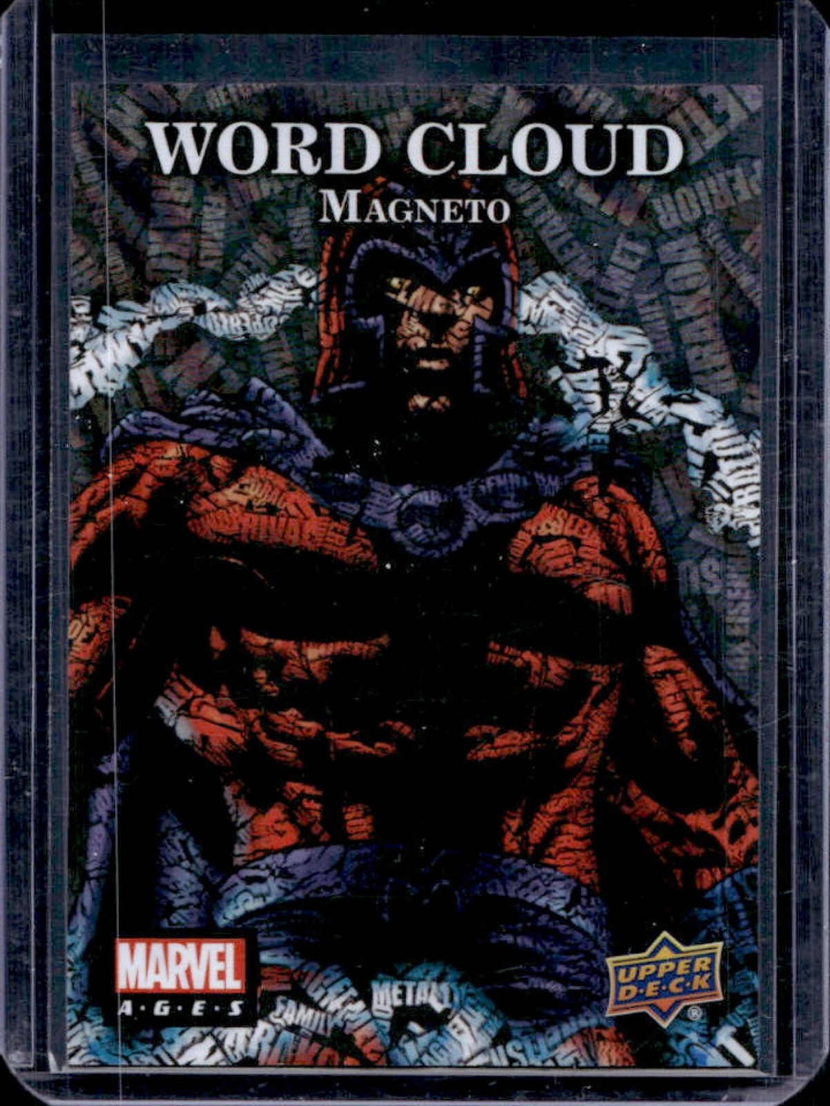 2020 Upper Deck Marvel Ages Mandarin Word Cloud Magneto #WC-38