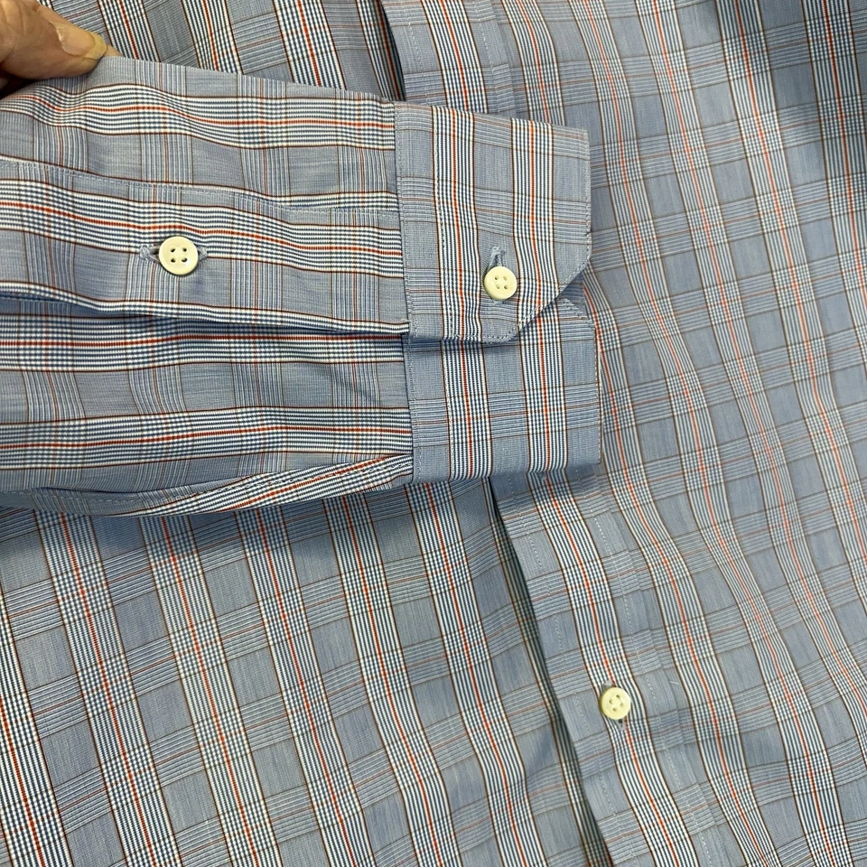 Camisa de vestir Holland Sherry nueva sin etiquetas para hombre EST XLT hecha a medida EE. UU. algodón fino Foto 4 de 4