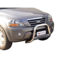 BULL BAR KIA Sorento 06/08 MEDIUM BAR MARK OMOLOGATO Ø 63MM INOX