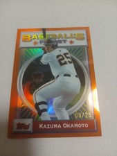 Kazuma okamoto  2025 topps npb finest /25 Toronto Blue Jays mlb