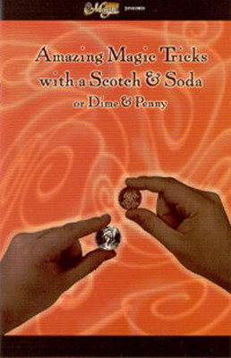 Amazing Tricks Scotch & Soda Dime And Penny Magic Trick Book