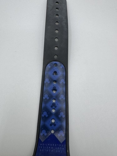 Walt Disney World MagicBand2 Blue Partners Castello di Topolino 50° Anniversario Inattivo - Foto 3 di 3