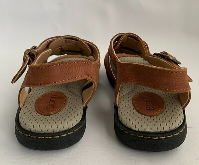 Born Kids Boys Dilon Joshua Fisherman Sandals Brown Leather  display picture 2